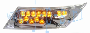 KNIPPERLICHTSET LED ZIP 2000 ACHTER CHROOM/BLANK RGD